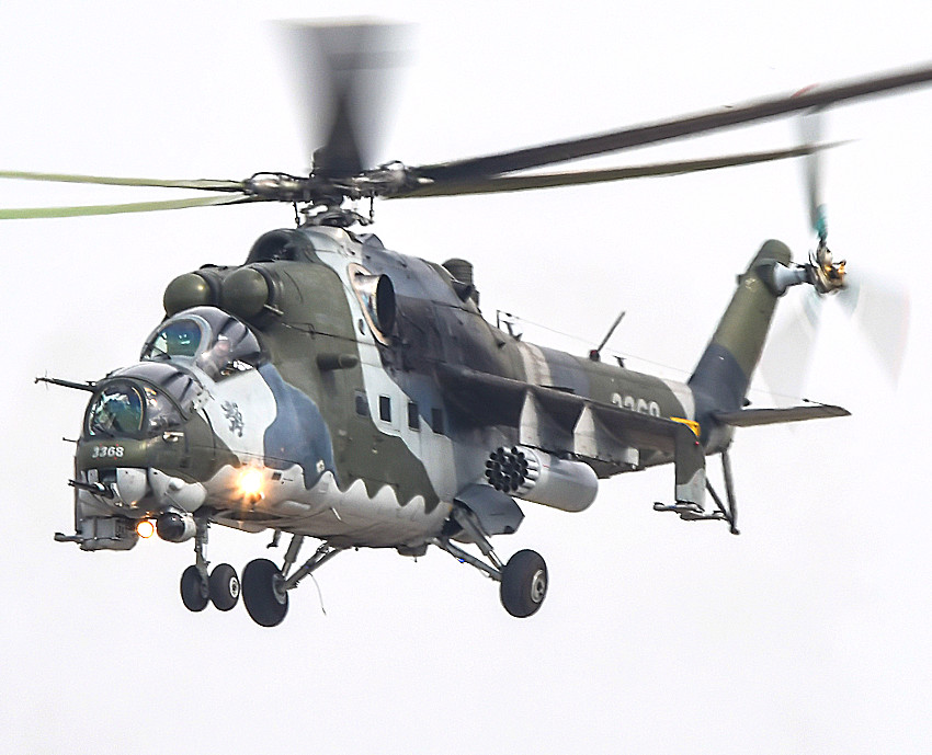 Mil Mi-24 - Flugansicht