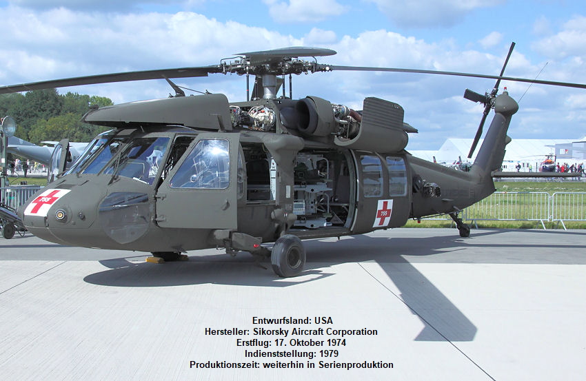 Sikorsky HH-60 Black Hawk: mittelschwerer 2-motoriger Transporthubschrauber für SAR-Rettungsflüge