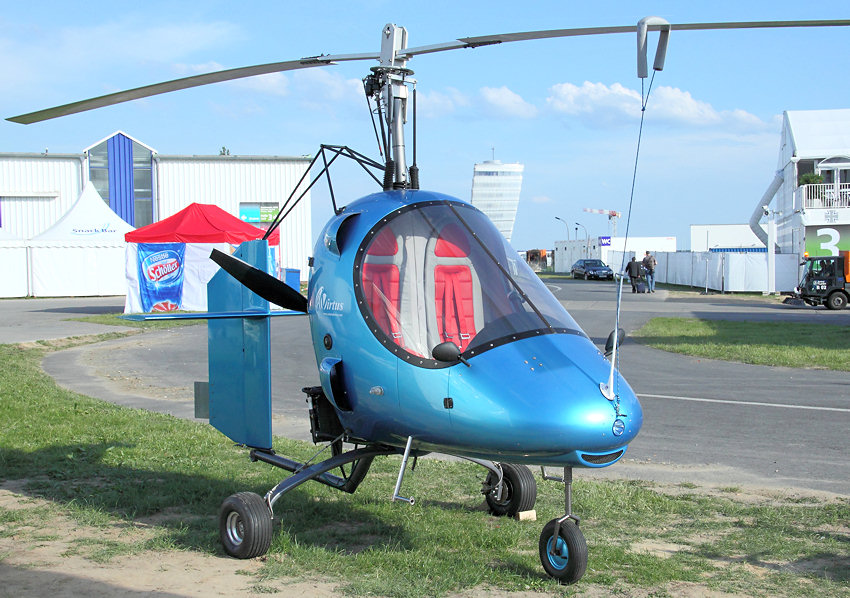 Wiatrakowce Virtus: polnischer Autogyro des Designers John Romaniak