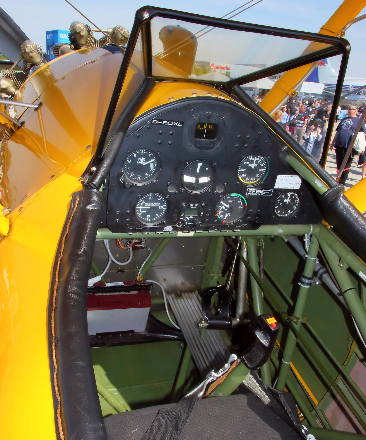 Boeing Stearman - Cockpit