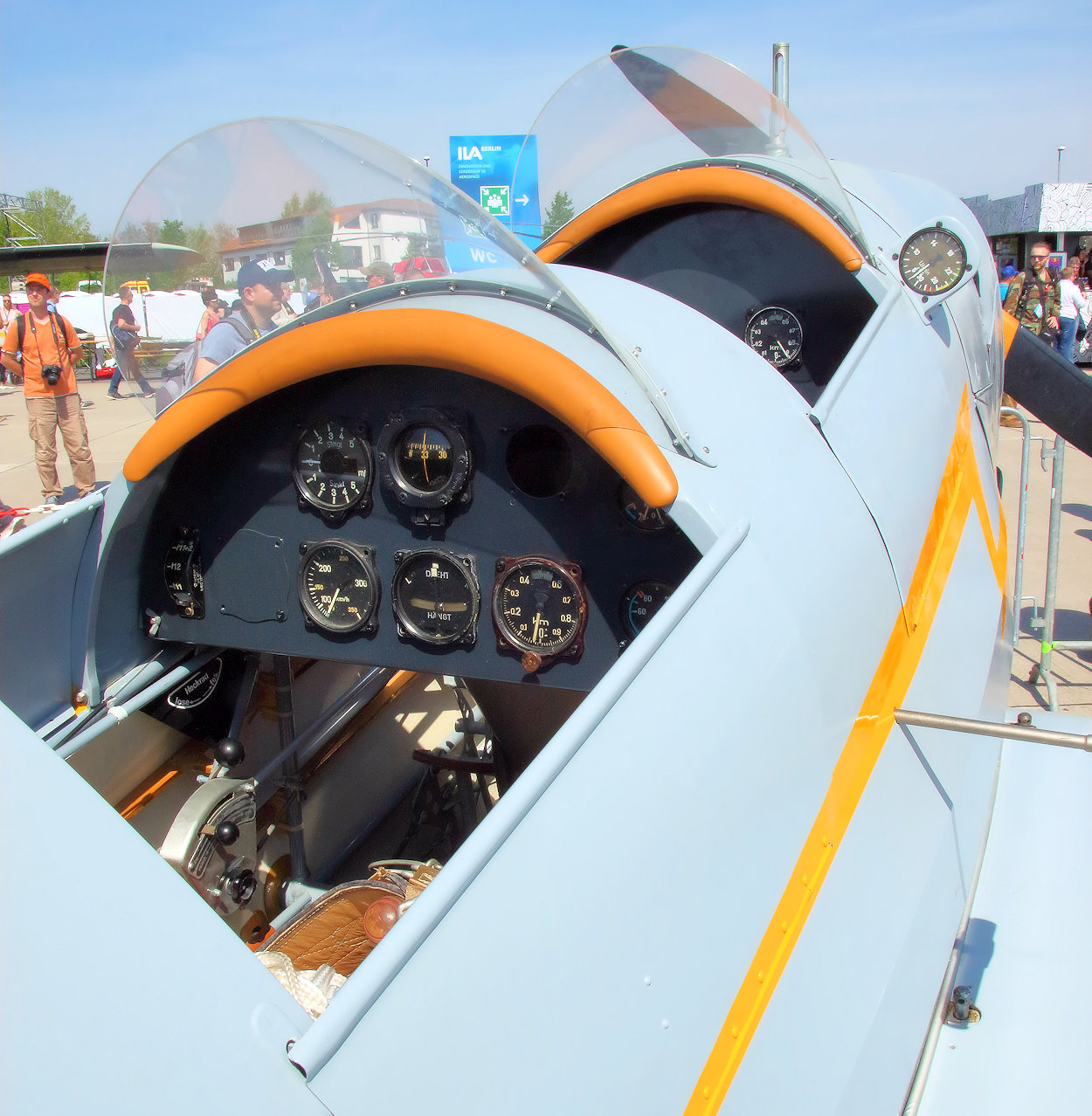 Bücker 180 Student - Cockpit