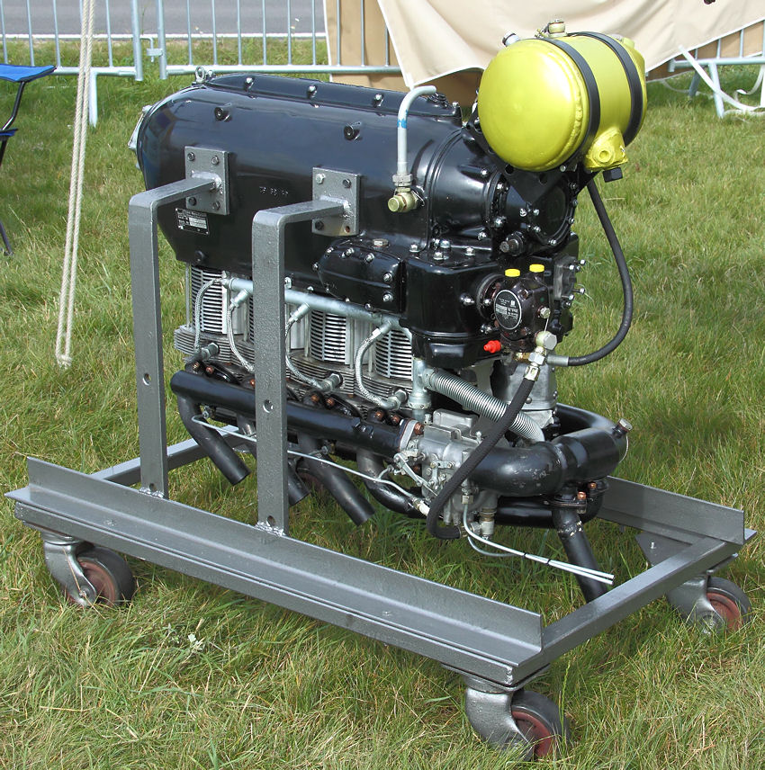 Bücker Bü 181 Bestmann: Motor