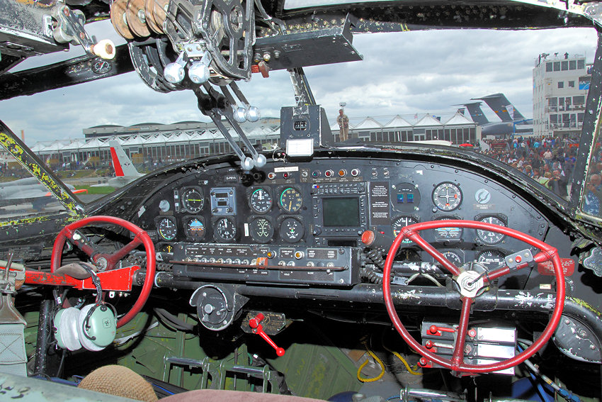 Canadian Vickers PBY-5A Canso: Cockpit des Seeaufklärungsflugzeugs