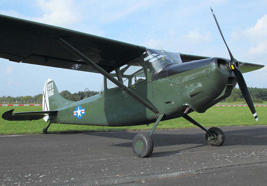 Cessne L-19 Bird Dog: militärische Version der Cessna 170 der U.S. Air Force, der Army und den Marines