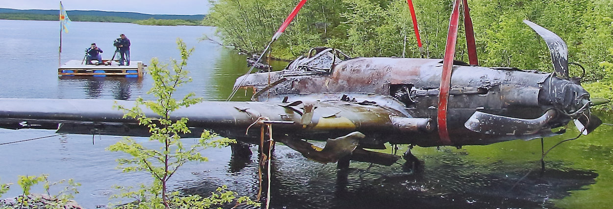 Iljuschin Il-2 - Bergung des Wracks