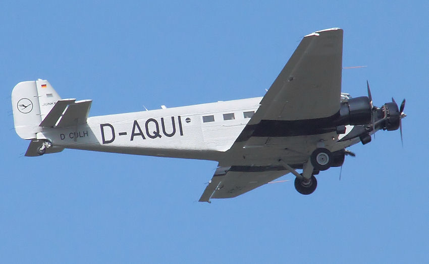 Junkers Ju 52/3m: dreimotoriges Flugzeug der Junkers Flugzeugwerk AG aus dem Jahr 1932