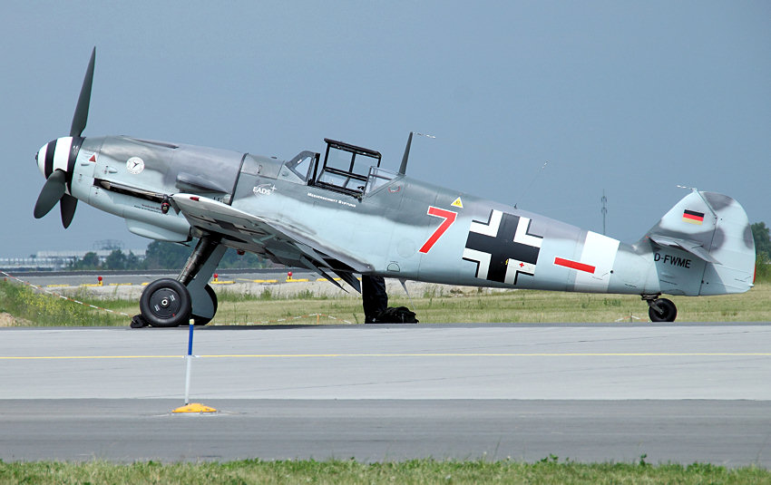 Messerschmitt Bf 109: einholmiger freitragender Tiefdecker des Zweiten Weltkrieges
