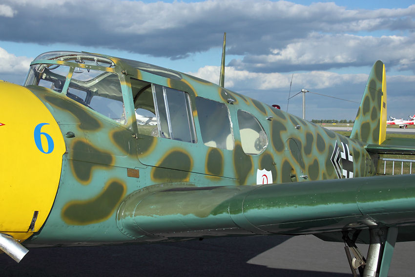 Messerschmitt Me 208 (Nord 1101 Noralpha): Das Flugzeug ist eine in Frankreich gebaute Nachkriegsversion