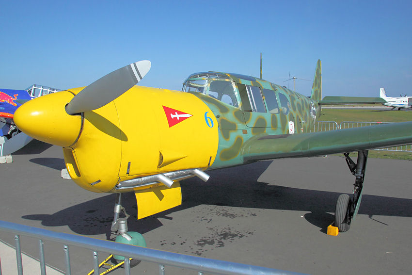 Messerschmitt Me 208 (Nord 1101 Noralpha): Das Flugzeug ist eine in Frankreich gebaute Nachkriegsversion