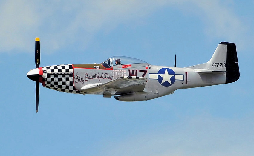 North American P-51 Mustang: Begleitjäger der US-Bomberverbände gegen das deutsche NS-Regime