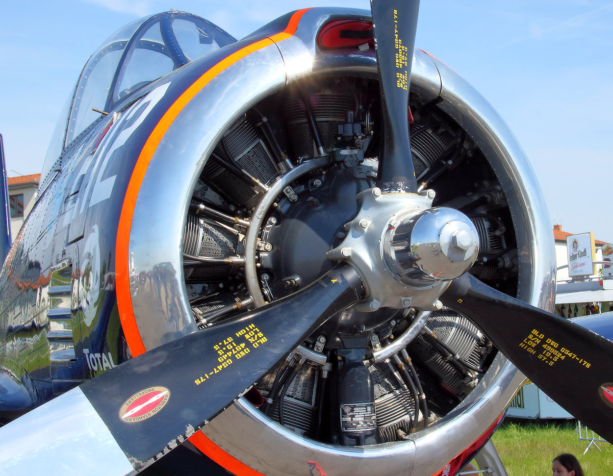 North American T-6 - Sternmotor