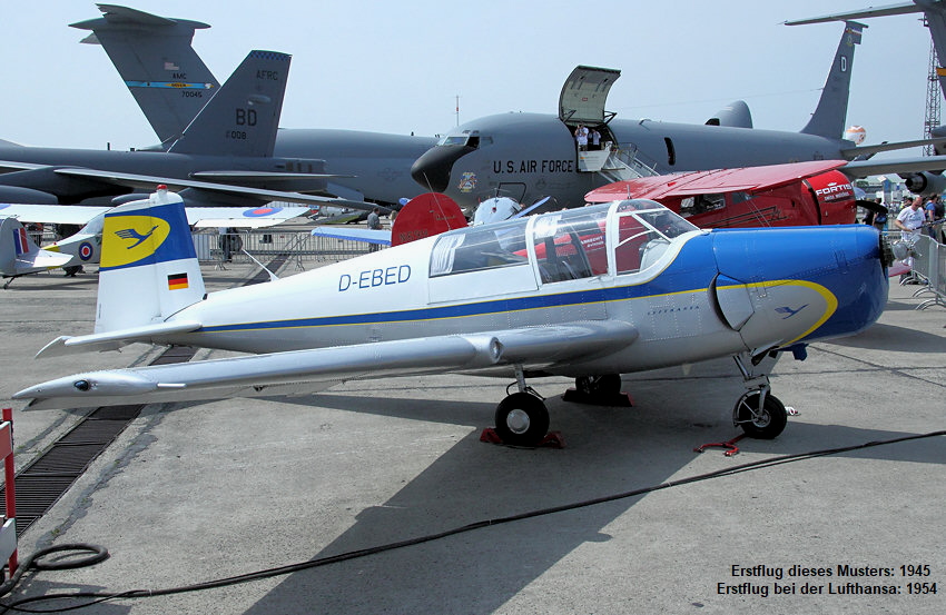 Saab Safir 91 B : Traditionsflugzeug der Lufthansa