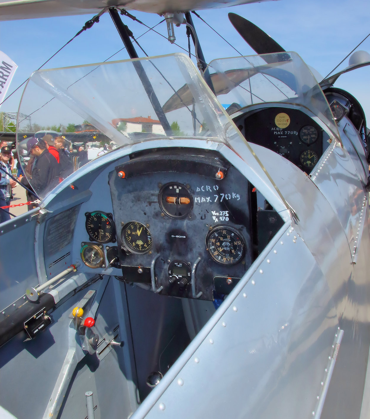 Stampe SV-4C - Cockpit hinten