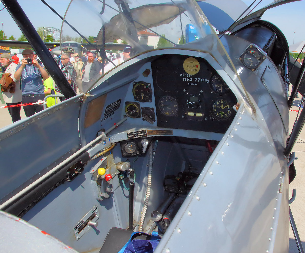 Stampe SV-4C - Cockpit vorne