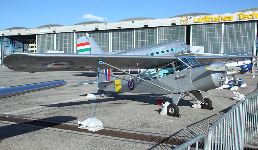 Taylorcraft Auster Mk.V: militärisches Verbindungs- und Beobachtungsflugzeug