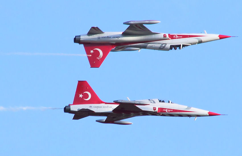 Northrop F-5 Freedom Fighter: Die Turkish Stars sind eine in Konya stationierte türkische Kunstflugstaffel
