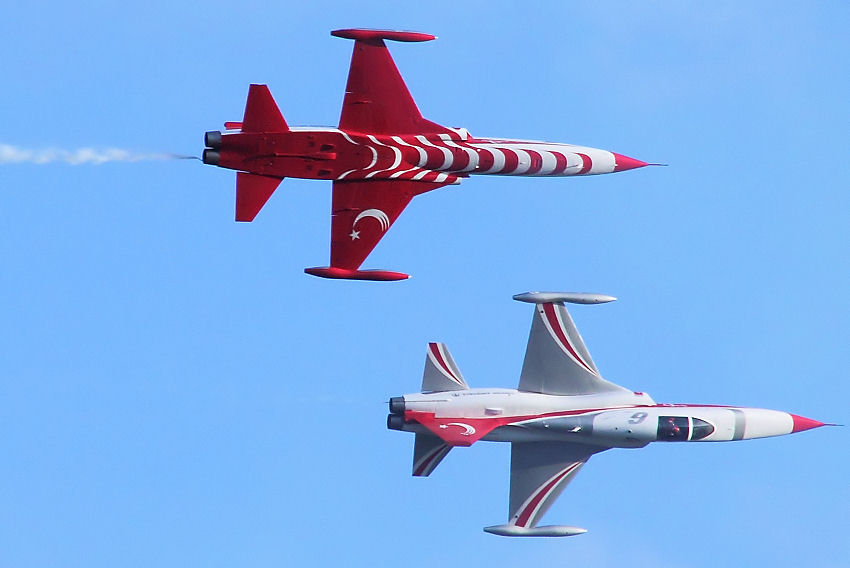 Northrop F-5 Freedom Fighter: Die Turkish Stars sind eine in Konya stationierte türkische Kunstflugstaffel