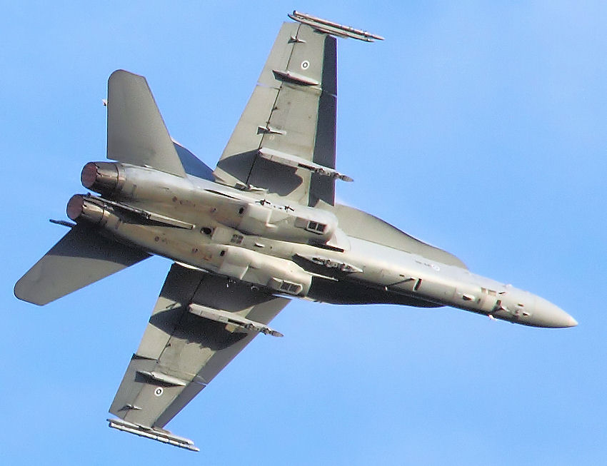 FA-18 Hornet - Flugansicht