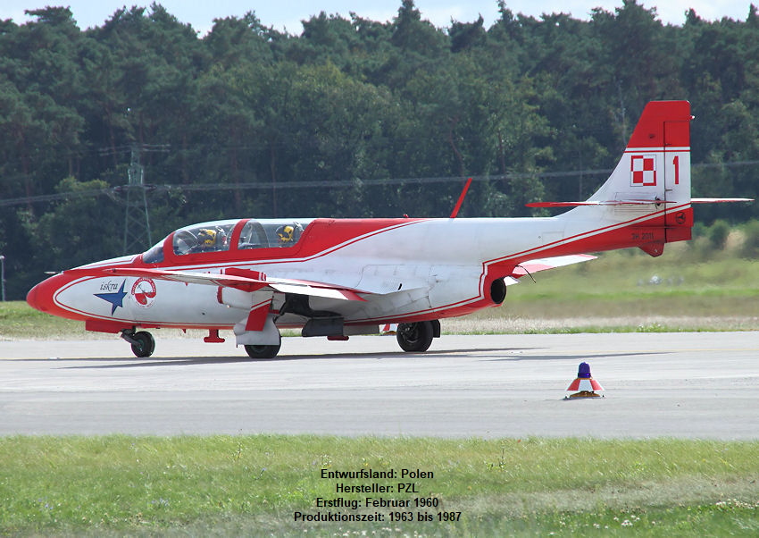 PZL TS-11 Iskra: polnischer Strahltrainer der Kunstflugstaffel Biallo-Czerwone Iskry