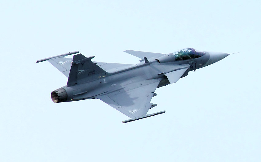 Saab JAS 39 Flugansicht