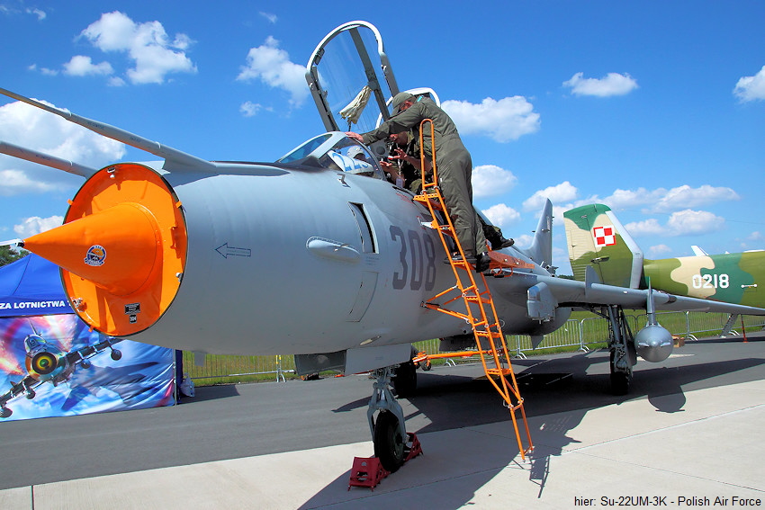Suchoj SU-22 - Bugansicht