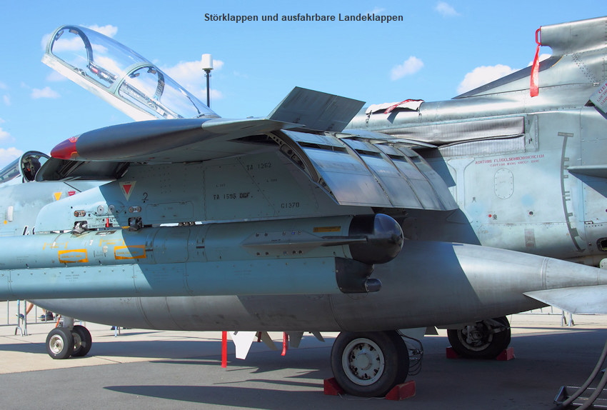 Tornado - Störklappen und ausfahrbare Landeklappen
