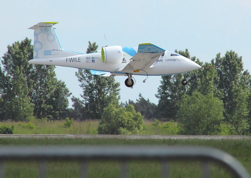 Airbus E-Fan - Landung
