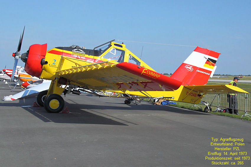PZL 106 A Kruk: Agrarflugzeug mit Sprühvorrichtung des polnischen Herstellers PZL