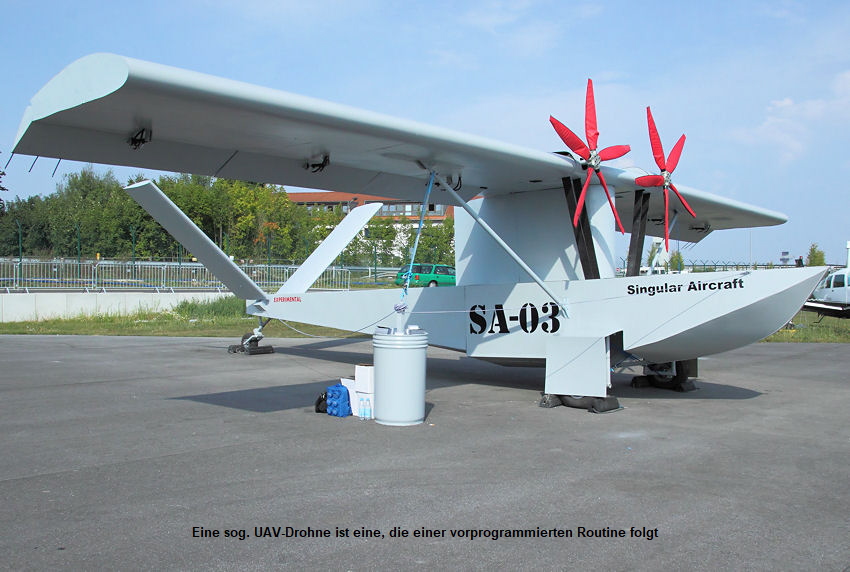 Singular Aircraft SA-03: vielseitig einsetzbare Drohne (Brandbekämpfung, Landwirtschaft, Aufklärung)