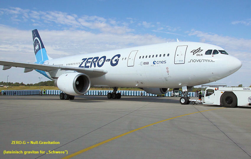 Airbus A 300 ZERO-G: Das größtes fliegende Labor der Welt erforscht Schwerelosigkeit im Parabelflug