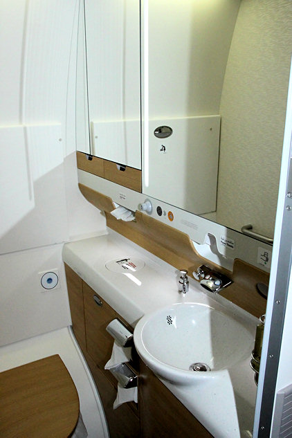 Airbus A380 - Toilette
