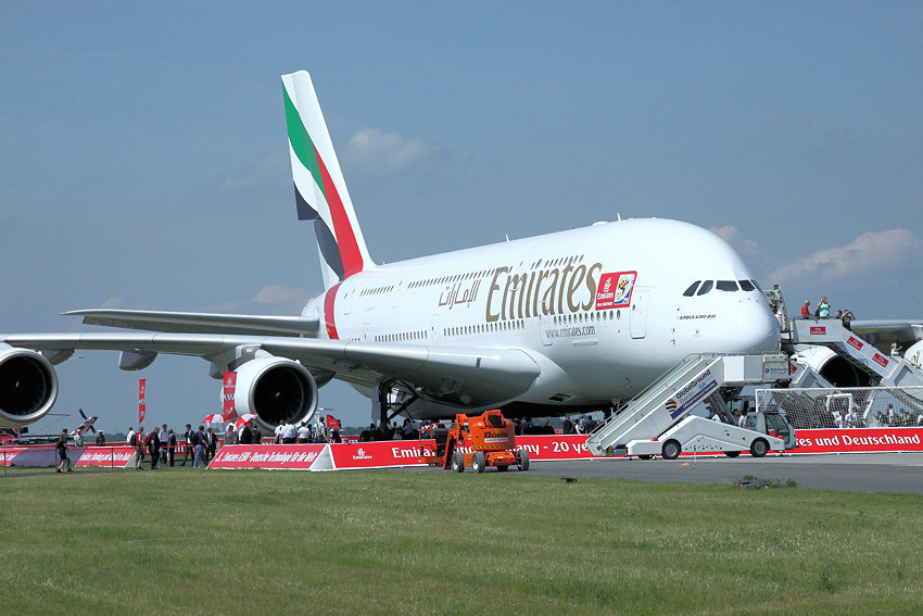Airbus A380-800: Luxusklasse des A380 der Fluggesellschaft Emirates