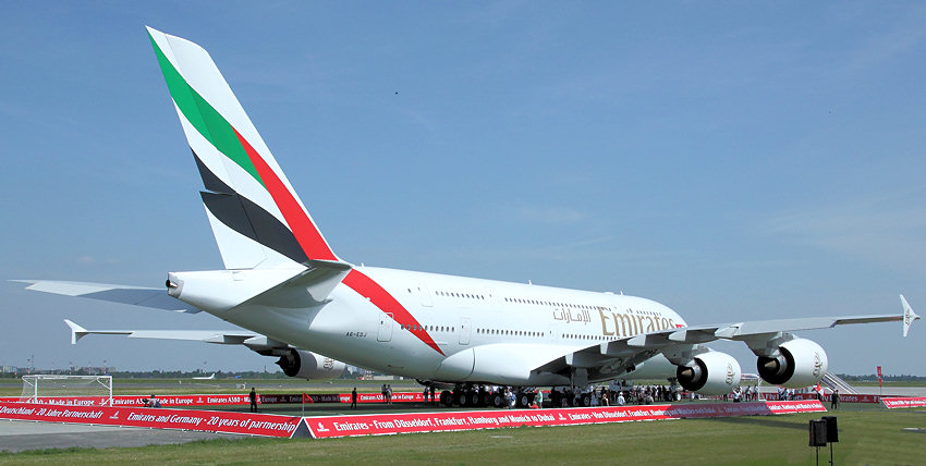 Airbus A 380: Luxusklasse des A380 der Fluggesellschaft Emirates