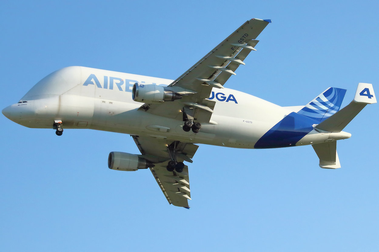 Airbus Beluga - Flugansicht