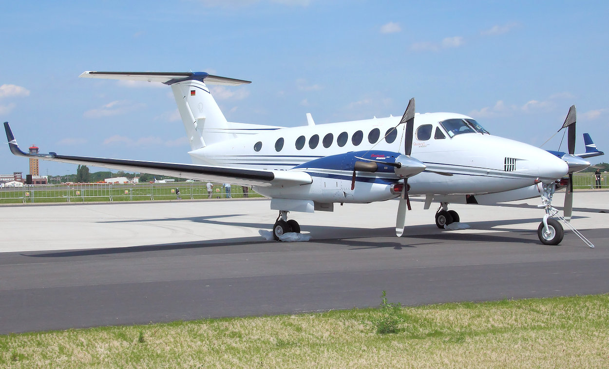 Beechcraft Kingair 350 - Vorfeld