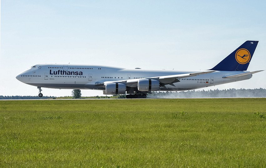 Boeing 747-8 - Startphase