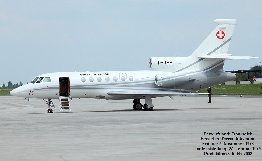 Dassault Falcon 50: dreistrahliges Geschäftsreiseflugzeug der Firma Dassault Aviation