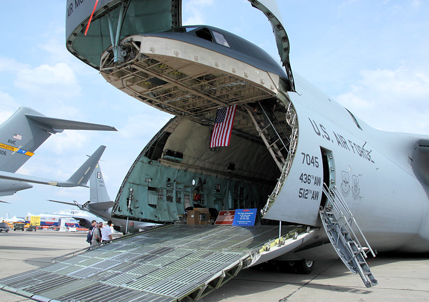 Lockheed C-5 Galaxy: militärisches Transportflugzeug für die US Air Force