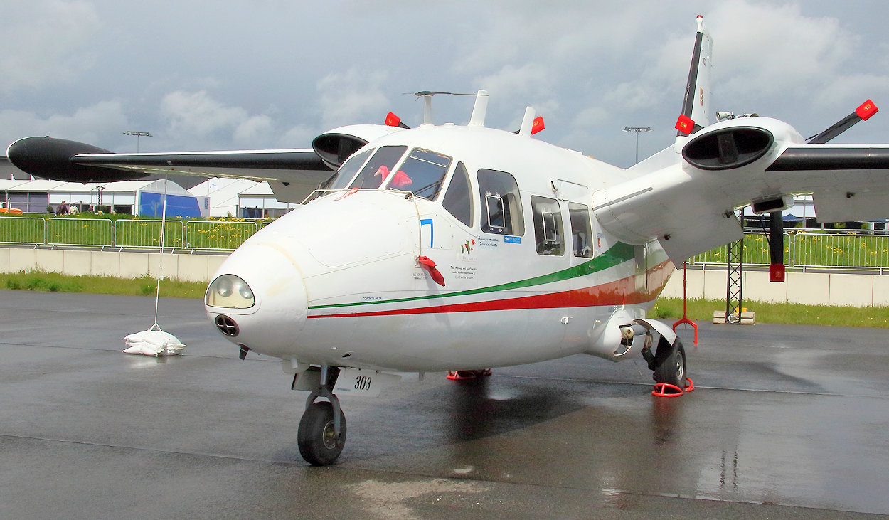 Piaggio P.166 - Frontansicht