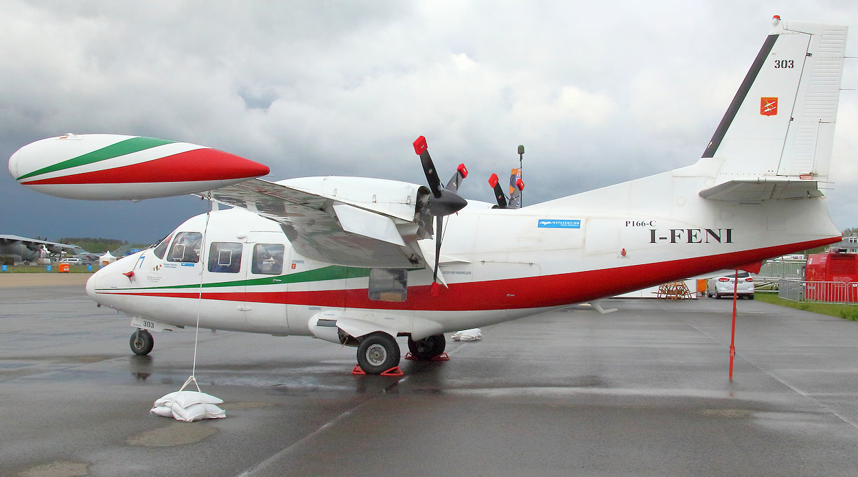 Piaggio P.166 - Seitenansicht