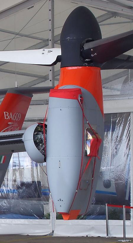 Agusta Westland BA 609 Tilt Rotor: senkrecht startendes Flugzeug mit Kipprotor