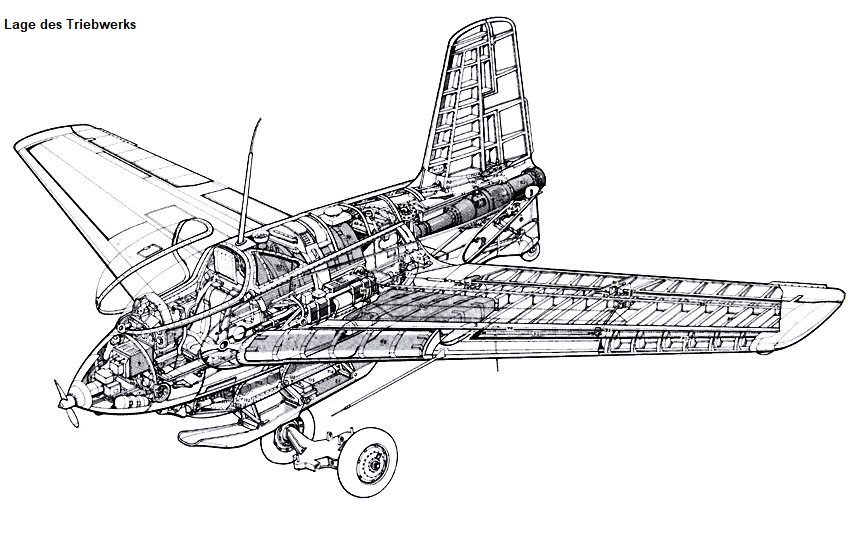 Me 163 B - Skizze
