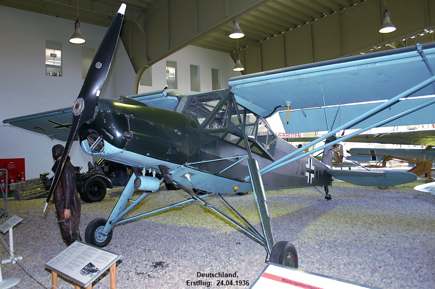 Fieseler Fi 156 Storch: bekannt durch seine extremen Kurzstarteigenschaften