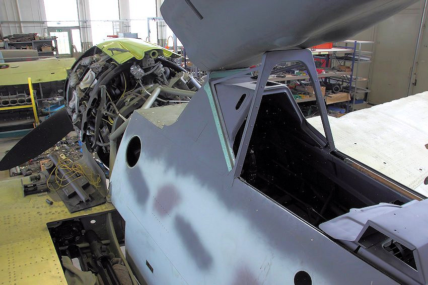 Focke Wulf - Draufsicht (noch ohne Cockpit)