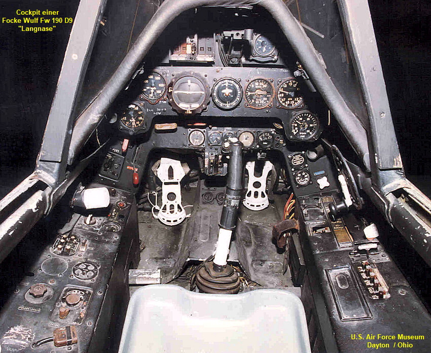 Focke-Wulf Fw 190 D-9 Langnase - Cockpit