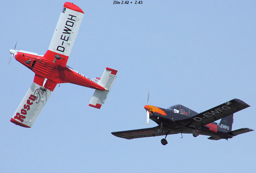 Zlin Z-42 + 43
