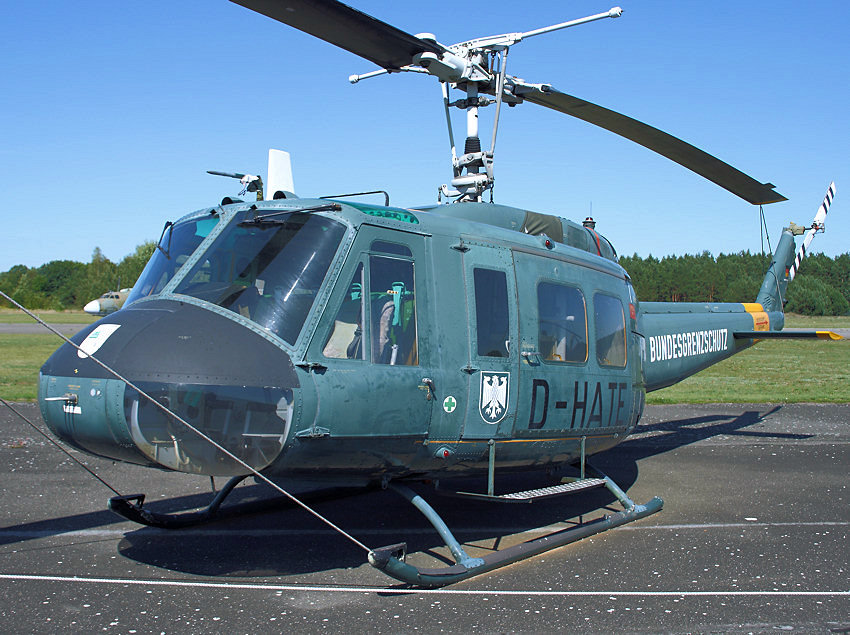 Bell UH-1 D: Die Dornier-Lizenzproduktion flog seit 1970 beim Bundesgrenzschutz