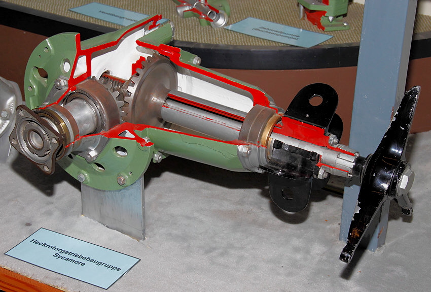 Bristol 171 Sycamore HR.52: Heckrotorgetriebe