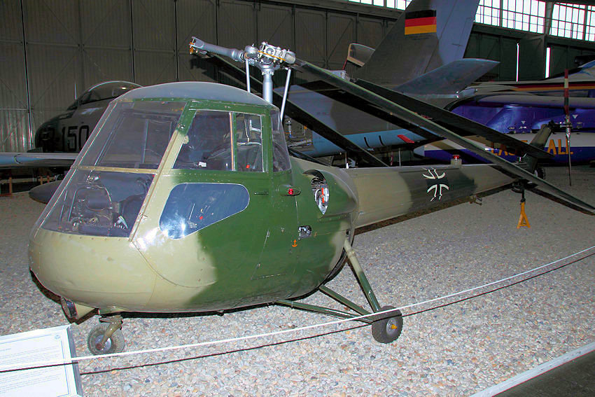 Saunders Roe “Skeeter” MK 50: Der Start vom Motor des Hunschraubers erfolgte mittels Kartusche