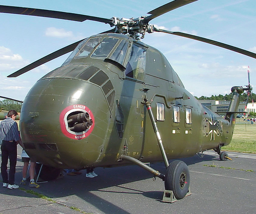 Sikorsky H-34 G (S-58): mittlerer Transporthubschrauber mit 9-Zylinder-Sternmotor
